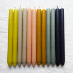 Danish Column Candle - Mustard