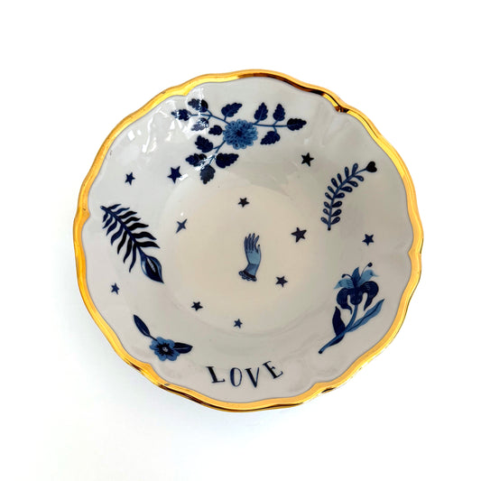 Blue Love Small Bowl