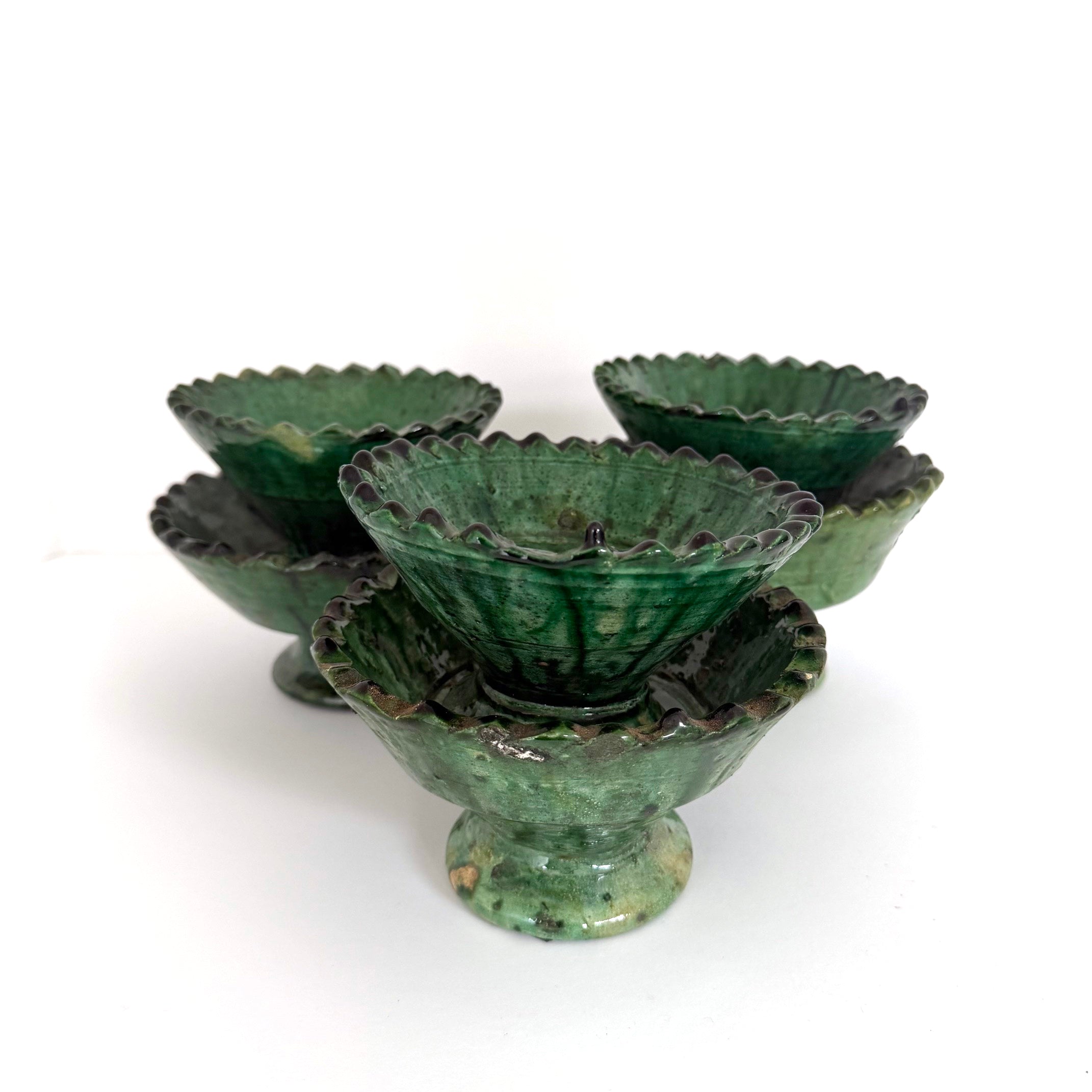 Small Green Moroccan Pedestal