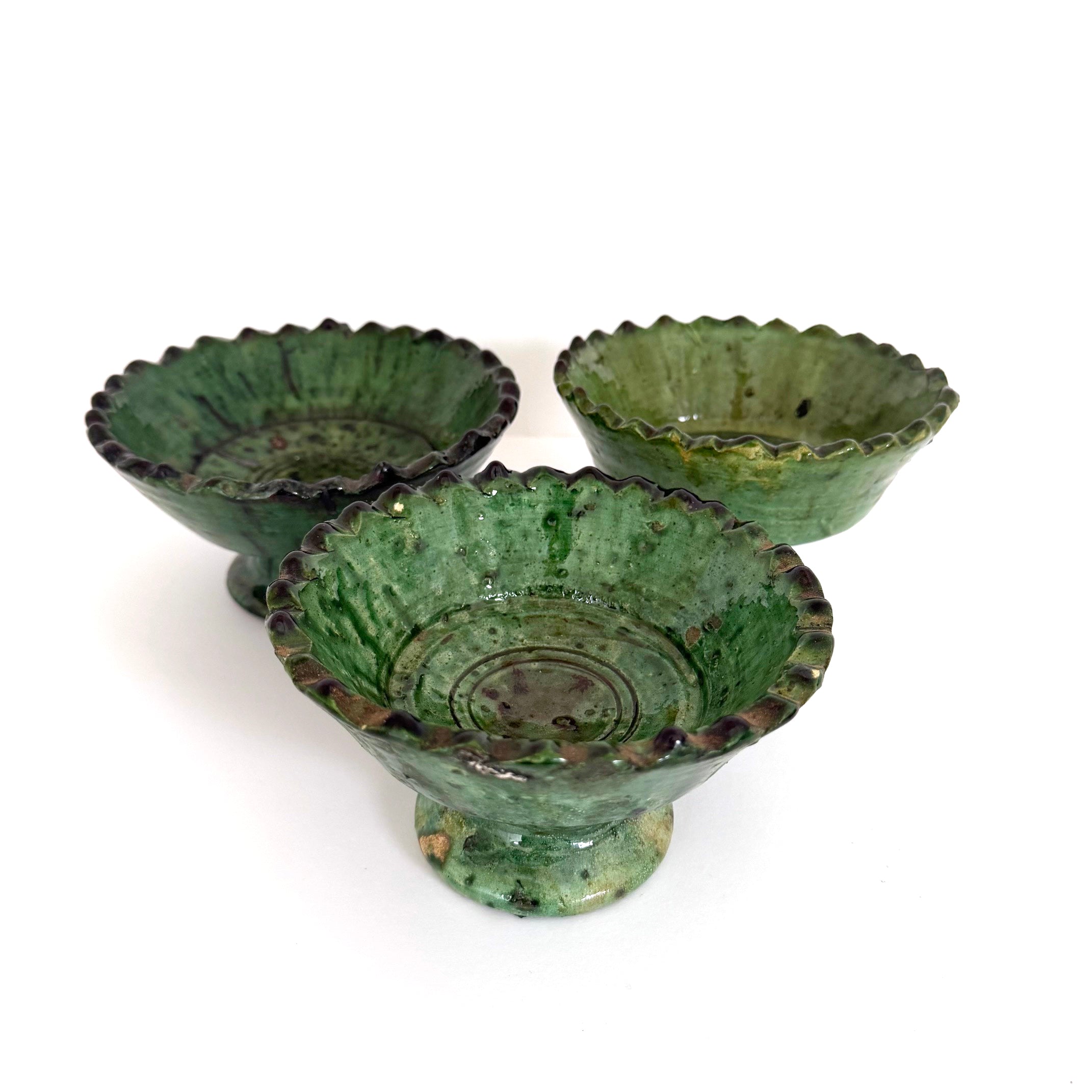 Medium Green Moroccan Pedestal