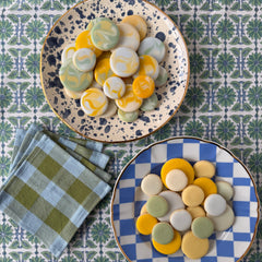 Blue Splatterware Plate