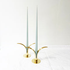 Danish Taper Candle - Jade Stone