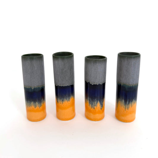 Small Vase - Blue/Orange