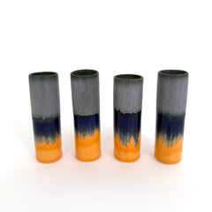Small Vase - Blue/Orange