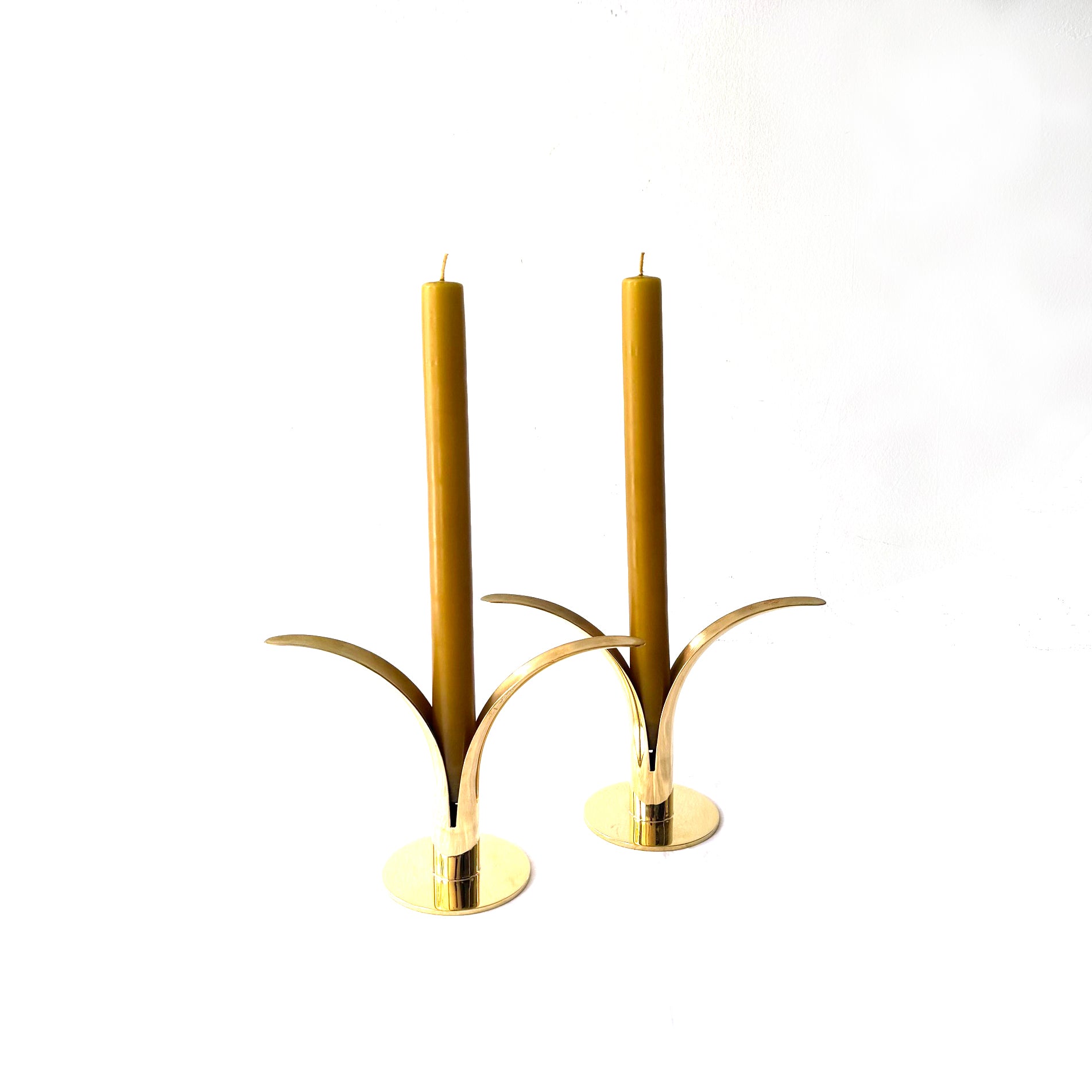 Danish Column Candle - Mustard