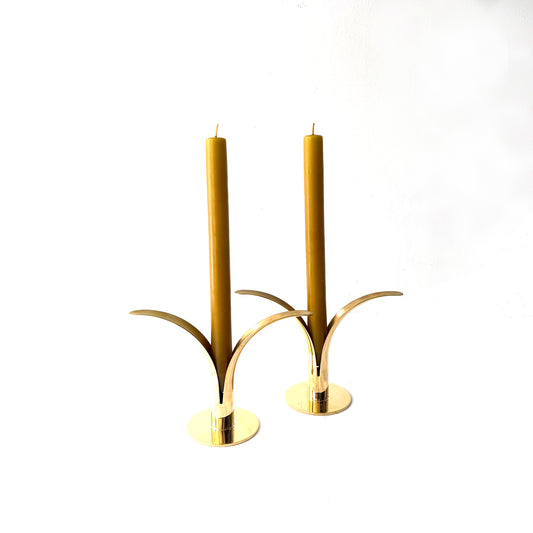 Danish Column Candle - Mustard