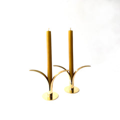 Danish Column Candle - Mustard
