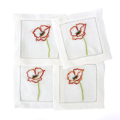 Embroidered Cocktail Napkin