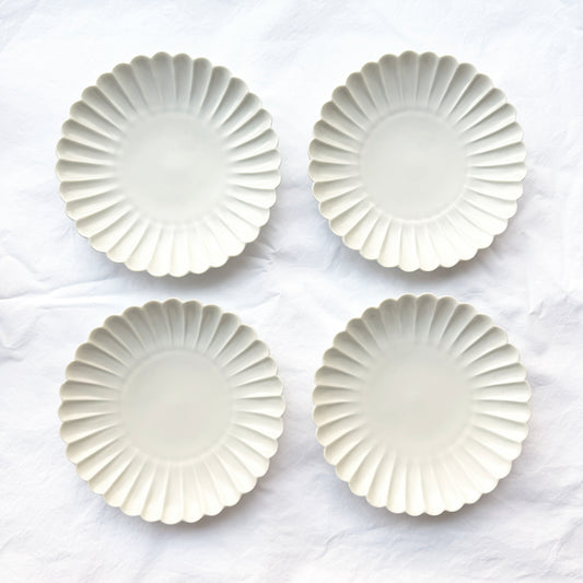 Scalloped Plate from Japan