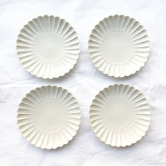 Scalloped Plate from Japan