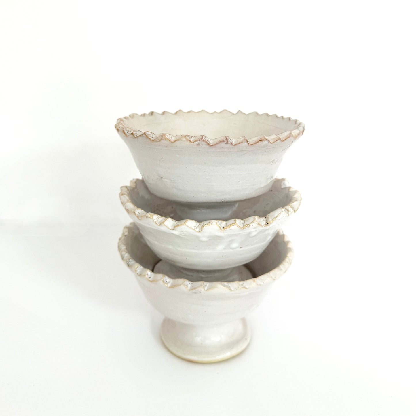 Small White Moroccan Pedestal