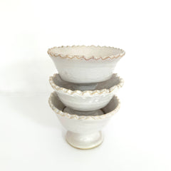 Small White Moroccan Pedestal