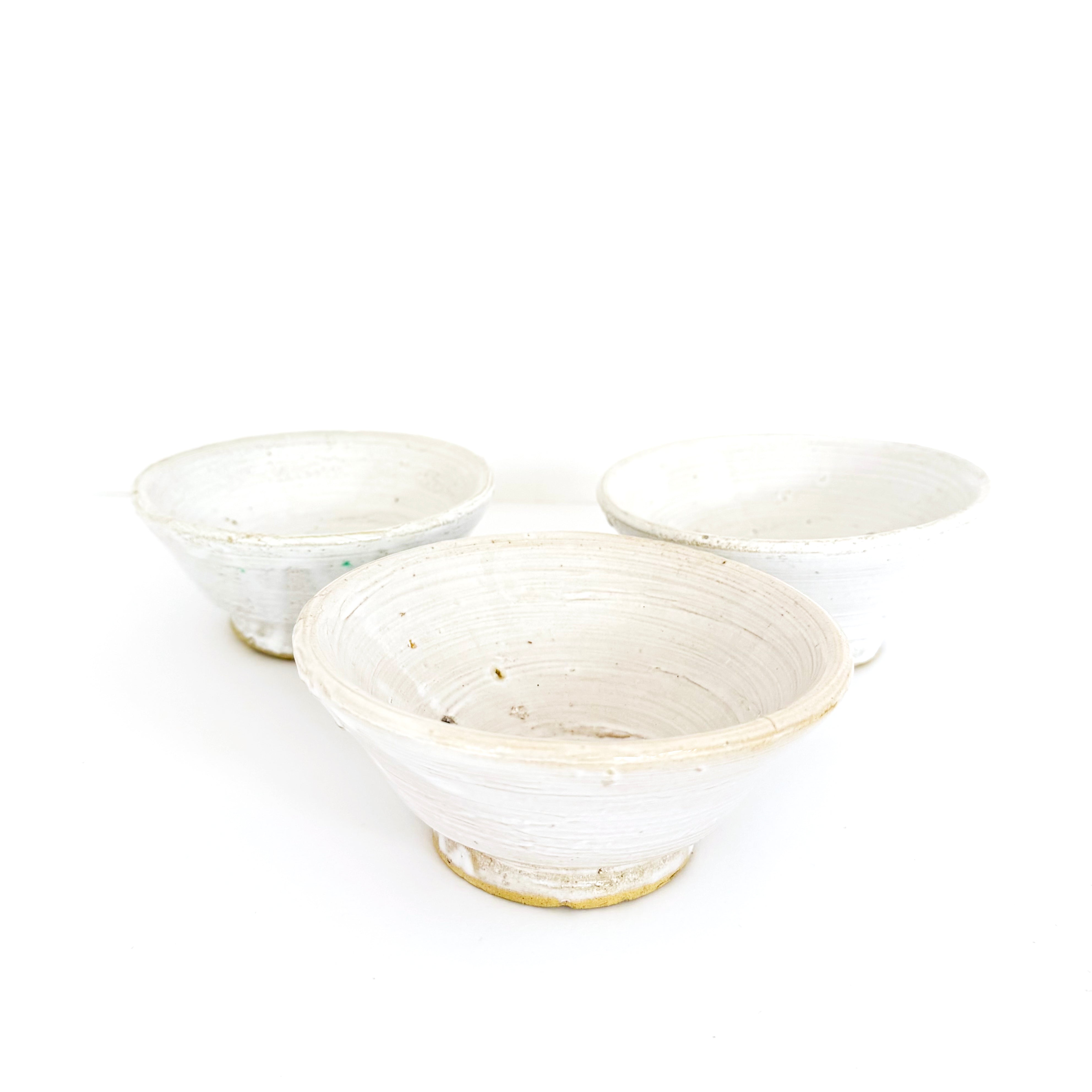Small White Moroccan Bowl
