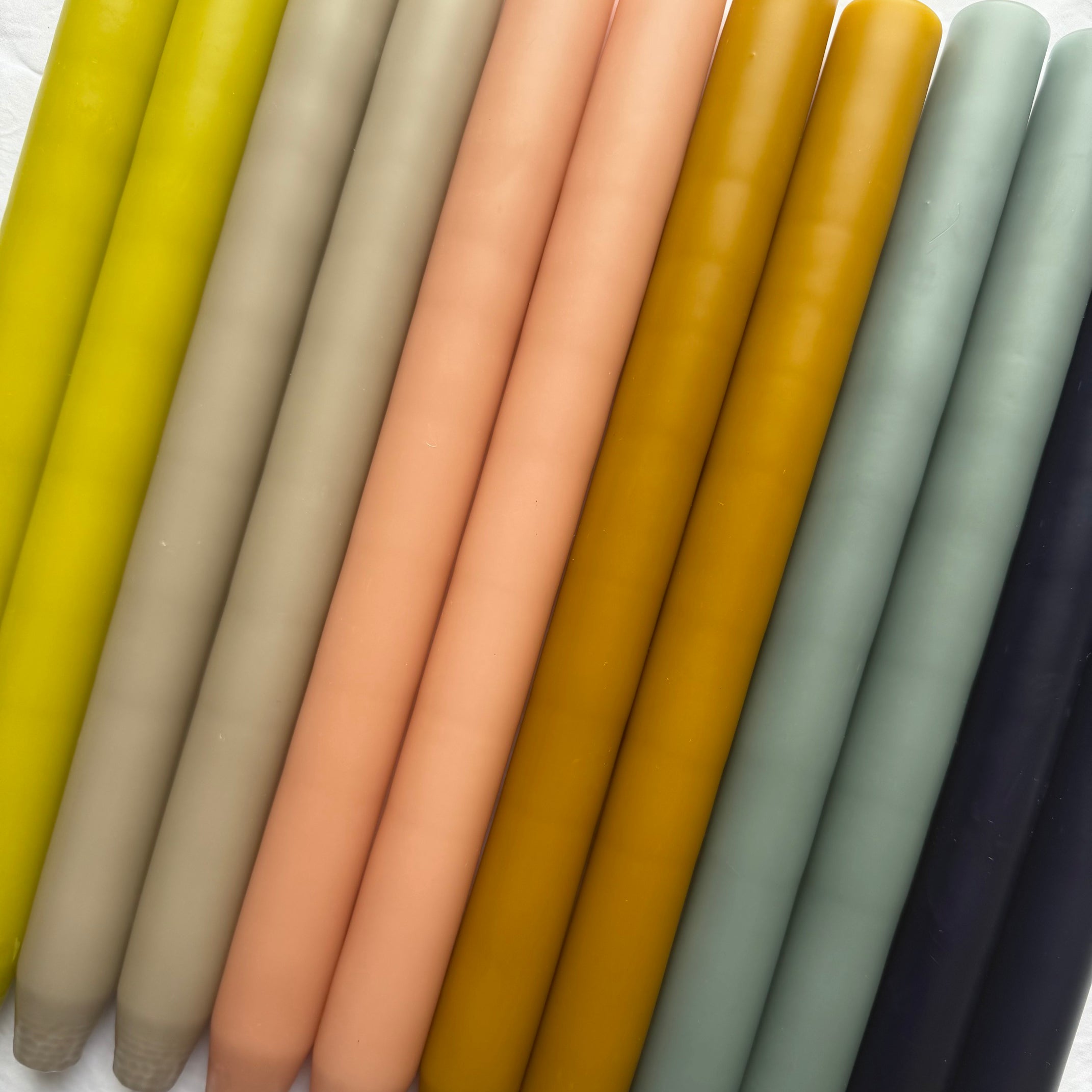 Danish Column Candle - Mustard