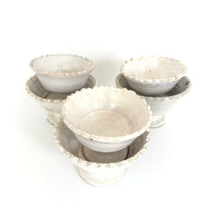 Small White Moroccan Pedestal