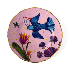 Bird in Love Plate