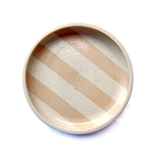Striped Blush Plate