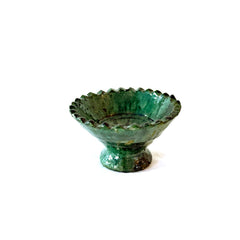 Small Green Moroccan Pedestal
