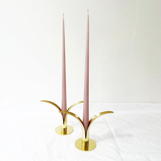 Danish Taper Candle - Soft Rose