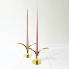 Danish Taper Candle - Soft Rose