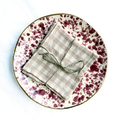 Rose Splatterware Plate